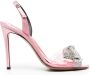 Alexandre Vauthier bow-detail open-toe 105mm sandals Pink - Thumbnail 1