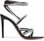 Alexandre Vauthier crystal-embellished strap sandals Black - Thumbnail 1