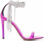 Alexandre Vauthier Diana 100mm crystal-embellished sandals Pink - Thumbnail 1