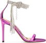 Alexandre Vauthier Diana 105mm crystal-embellished sandals Pink - Thumbnail 1