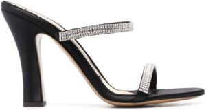 Alexandre Vauthier Lila crystal-embellished sandals Black