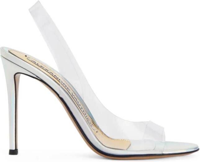 Alexandre Vauthier Vinavil 110mm transparent sandals White