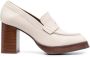 ALOHAS Busy 85mm leather pumps Neutrals - Thumbnail 1
