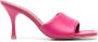 ALOHAS Puffy open-toe leather mules Pink - Thumbnail 1