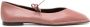 ALOHAS Sway leather ballerina shoes Pink - Thumbnail 1