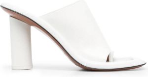 AMBUSH 105mm cushion slip-on mules White