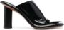 AMBUSH 95mm patent leather cushion mules Black - Thumbnail 1