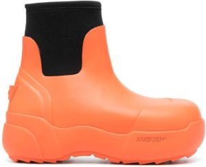 AMBUSH chunky-sole boots Orange