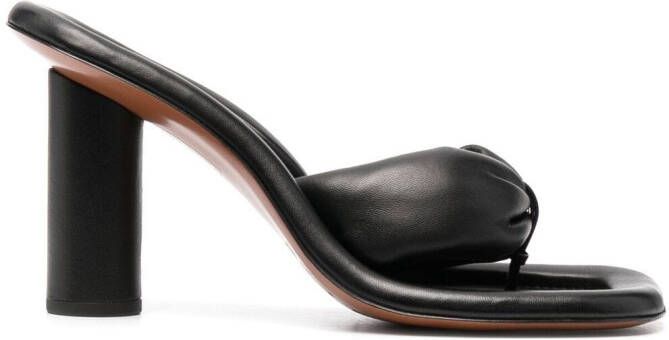 AMBUSH cushion slip-on sandals Black