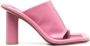 AMBUSH Cushion square-toe leather mules Pink - Thumbnail 1
