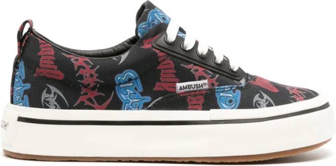 AMBUSH logo-print lace-up sneakers Black