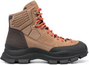 AMBUSH lug-sole hiking boots Brown
