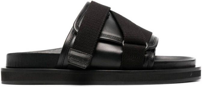 AMBUSH padded slip-on sandals Black