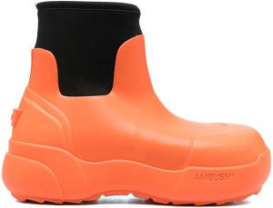 AMBUSH rubber ankle boots Orange
