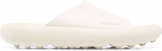 AMBUSH slip-on slides White