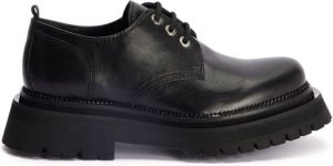 AMI Alexandre Mattiussi Black Round Toe Derbys