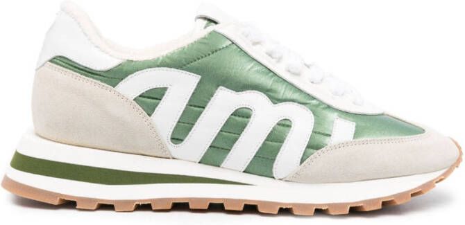 AMI Paris Rush panelled sneakers Green