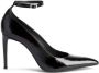 AMI Paris shiny stiletto heel pumps Black - Thumbnail 1