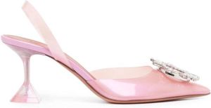 Amina Muaddi Begum 70mm slingback pumps Pink