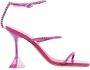 Amina Muaddi crystal-embellished open-toe sandals Pink - Thumbnail 1