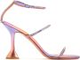 Amina Muaddi Gilda 95mm crystal-embellished sandals Pink - Thumbnail 1