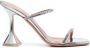 Amina Muaddi Gilda 95mm crystal-embellished sandals Silver - Thumbnail 1