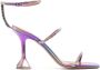 Amina Muaddi Gilda 95mm sandals Purple - Thumbnail 1