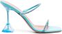 Amina Muaddi Gilda crystal-embellished sandals Blue - Thumbnail 1