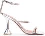 Amina Muaddi Gilda crystal-embellished sandals White - Thumbnail 1