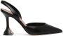 Amina Muaddi Holli 95mm slingback pumps Black - Thumbnail 1