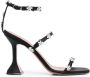 Amina Muaddi Lily 110mm heel sandals Black - Thumbnail 1