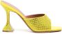 Amina Muaddi 80mm Lupita sandals Yellow - Thumbnail 1