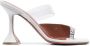 Amina Muaddi Paloma 95 mm crystal mules White - Thumbnail 1