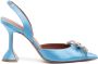 Amina Muaddi Rosie 95mm slingback sandals Blue - Thumbnail 1