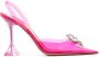 Amina Muaddi Rosie crystal-embellished 105mm pumps Pink - Thumbnail 1