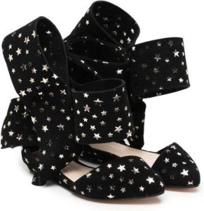 Aminah Abdul-Jillil pointed-toe Bow Flat ballerinas Black