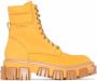 AMIRI Crepe lug sole combat boots Yellow - Thumbnail 1