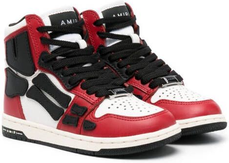 AMIRI KIDS Skel Top high-top sneakers Red
