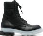 AMIRI logo patch combat boots Black - Thumbnail 1