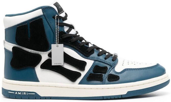 AMIRI Skel-Top colour-block sneakers Blue