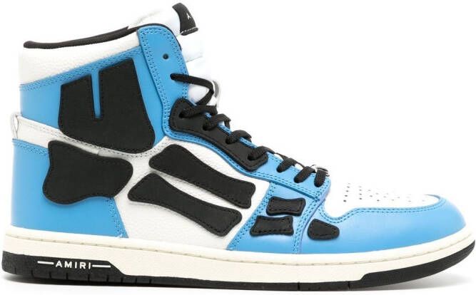 AMIRI Skel Top Hi leather sneakers Blue