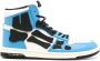 AMIRI Skel Top Hi leather sneakers Blue - Thumbnail 1