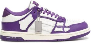 AMIRI Skel Top low-top leather sneakers Purple