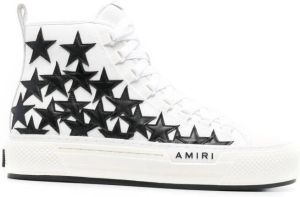 AMIRI star-patch high-top sneakers White