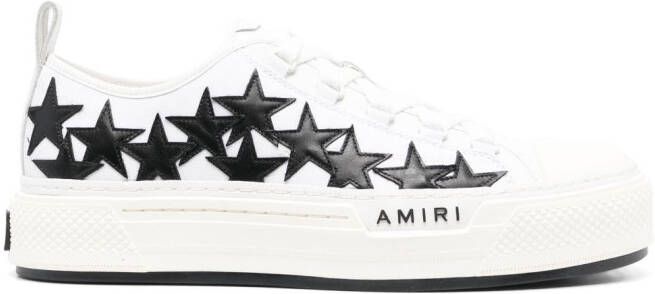 AMIRI star-patch low-top sneakers White