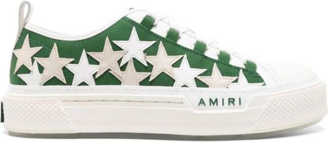 AMIRI Stars Court panelled sneakers Green