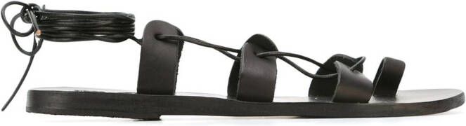 Ancient Greek Sandals 'Alcyone' lace-up sandals Black