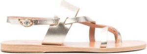 Ancient Greek Sandals Alethea metallic-effect sandals Gold