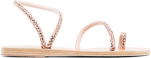 Ancient Greek Sandals Apli Eleftheria crystal-embellished sandals Pink