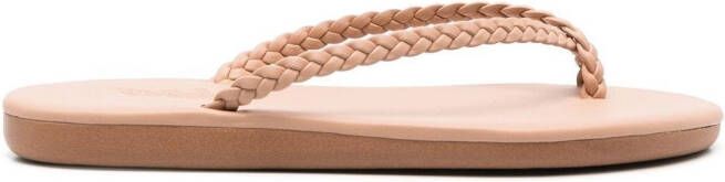 Ancient Greek Sandals braided-strap flip flops Neutrals